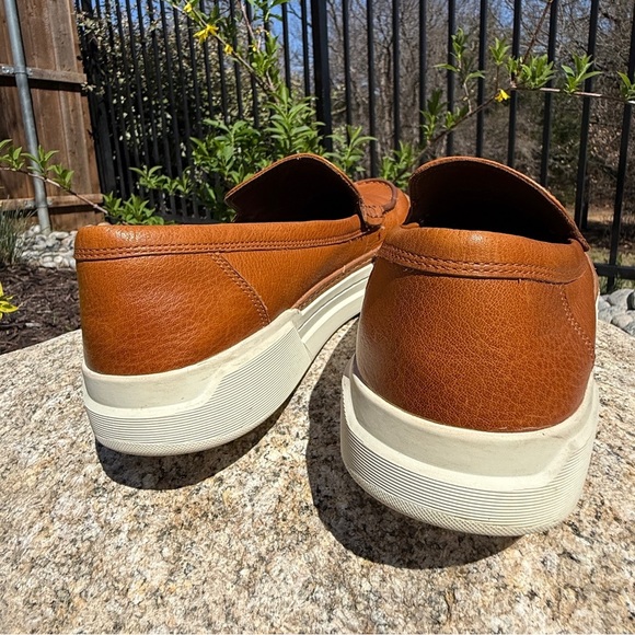 Allen Edmonds Mens Burke Vent Tan Leather Slip On Sneakers 8.5D USA Made Leather main image 10